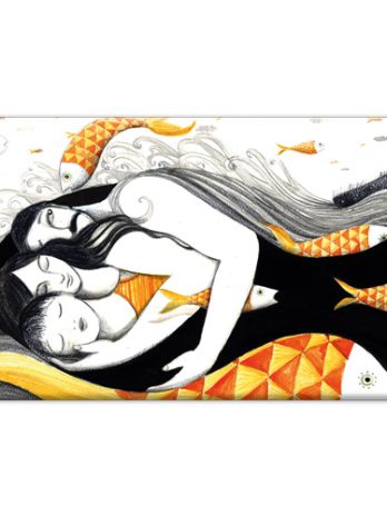 Quadretto Lina e il canto del mare