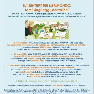 Attilio Scuderi presenta Scuola di Metamorfosi al Liceo Boggio Lera di Catania